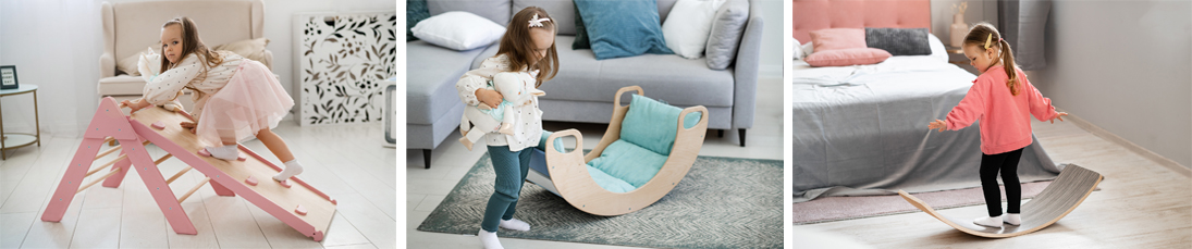 Piklerovej trojuholník, Hojdacie kreslá , balančné dosky